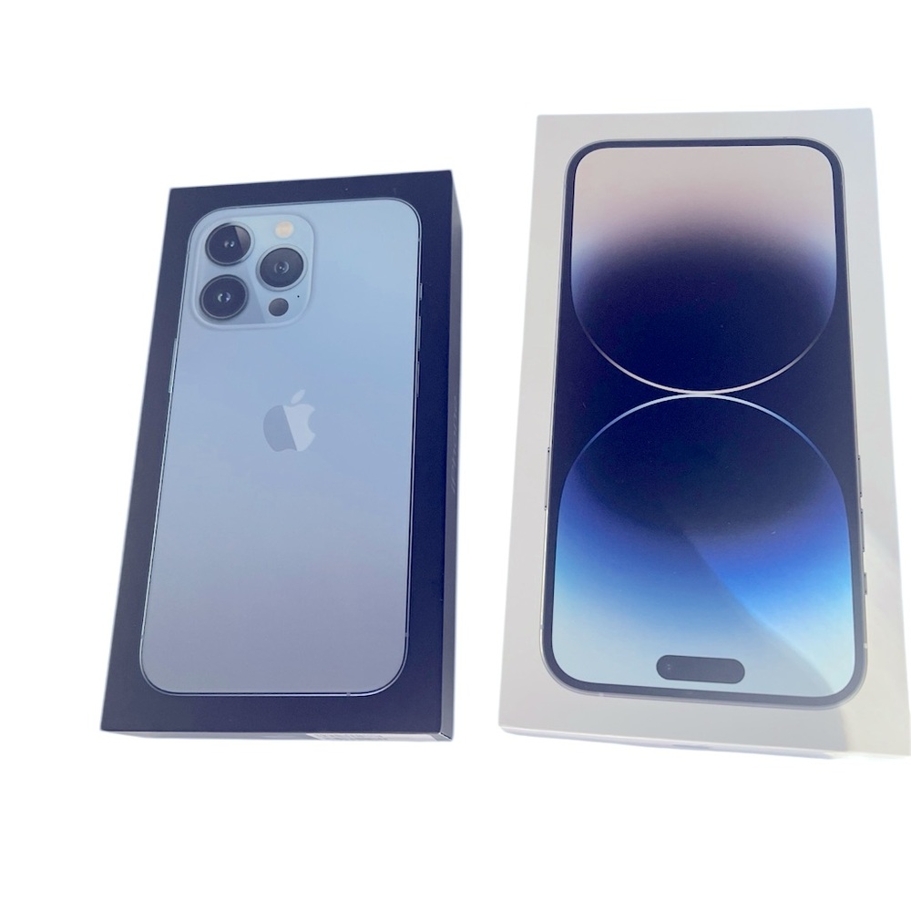 EMPTY BOXES ONLY—Apple Blue iPhone 13 Pro & iPhone 14 Pro Max Empty Boxes - Picture 2 of 5